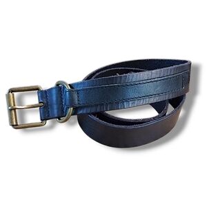 1990s Gap Women's Leather Strap Keeper Belt